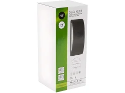 Aplique Exterior Kefir Acabado Gris De Policarbonato