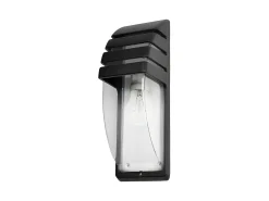 Aplique Exterior Negro Modelo Elnath Aluminio Ip44