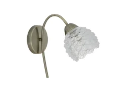 Aplique Gaban Con Tulipa Decorativa 1xe14 Cuero