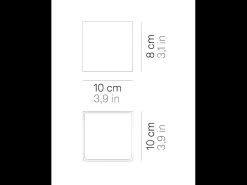 Aplique LED Cubetto IP20 5,6W blanco