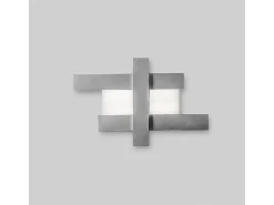 Aplique LED de diseño moderno 40W - Estructura geométrica de acero, luz cálida 3000K, 2620lm, ancho 84 cm, IP20