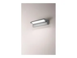 Aplique LED de pared de 36 W, temperatura de color correlacionada de 3000 K a 4000 K, ajustable 340°, 2900 lm, IP65, 36 cm, gris claro - Perenz