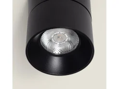 Aplique LED 15W de Aluminio Circular Negro New Onuba 4000K Blanco Neutro