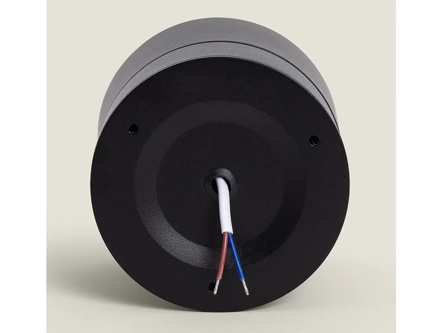 Aplique LED 30W de Aluminio Circular Negro New Onuba 4000K Blanco Neutro