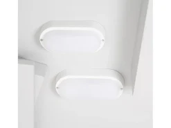 Aplique LED 25W Oval IP65 White 5000K Blanco Frío