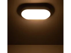 Aplique LED 25W Oval IP65 White 5000K Blanco Frío