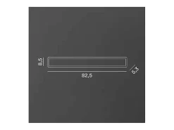 Aplique LED WALLY de aluminio 19W 3000K Perenz 82,5 cm Blanco