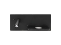 Aplique Modelo Velazquez Izqdo Negro Doble Encendido
