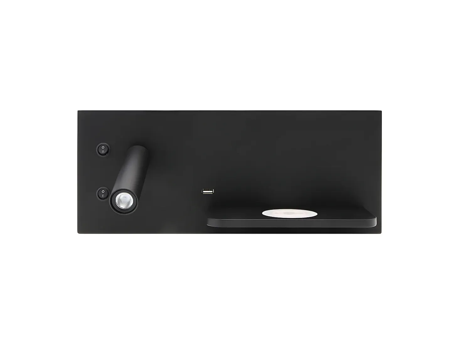 Aplique Modelo Velazquez Izqdo Negro Doble Encendido
