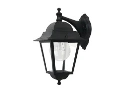 Aplique Para Exterior En Aluminio Modelo Spica Negro