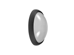 Aplique Para Exterior En Aluminio Vega Pequeño, Negro,