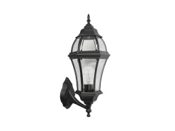 Aplique Para Terraza En Aluminio Becrux Negro Ip44