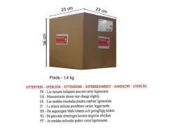 Aplique TOSEL ,madera,Gris ,A18xD 31x P 22cm