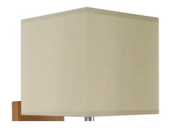 Aplique TOSEL ,madera,natural,A 15x D17xP20 cm