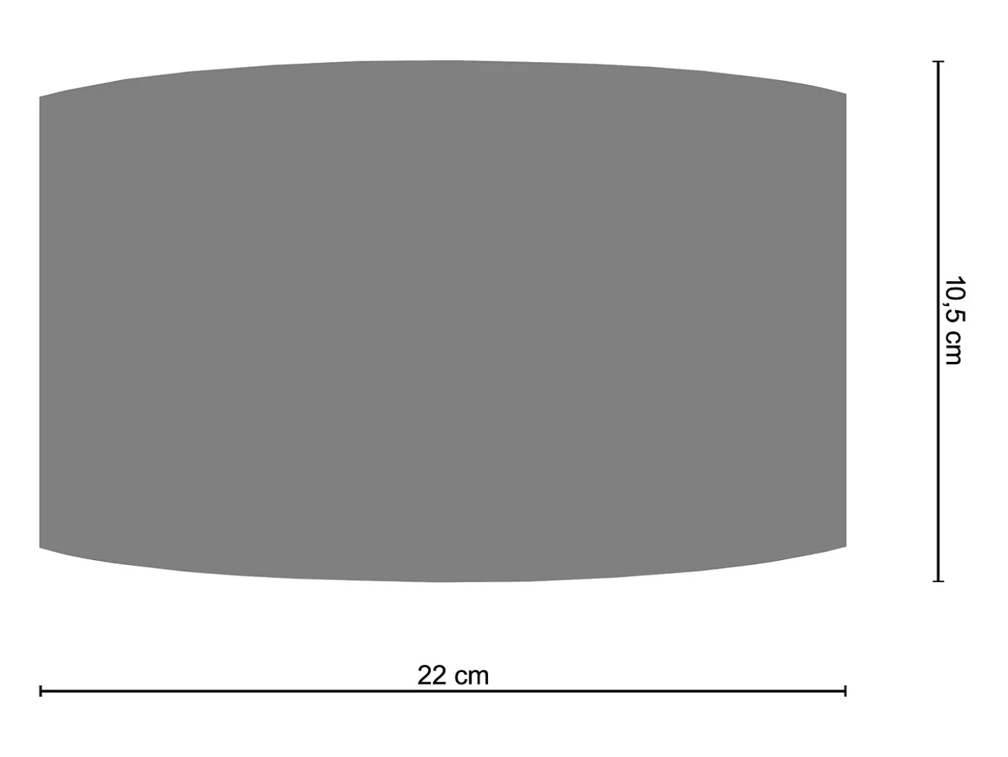 Aplique TOSEL ,metal ,Gris ,A10xD 16x P 25cm