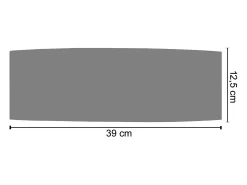 Aplique TOSEL ,metal,Aluminio ,P12,5xD39xD 39cm
