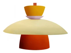 Aplique TOSEL ,metal,beige,A26xD 23,5x P 26cm
