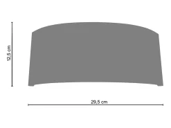 Aplique TOSEL ,metal,Marrón, P 8,5xD24xD 24cm