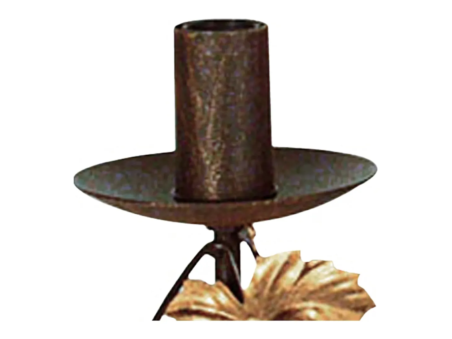 Aplique TOSEL ,metal,Marrón,A16xD30xP30cm