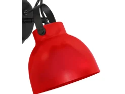Aplique TOSEL ,metal,Negro , A16xD22xP 21cm