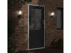 Apliques de exterior 2 unidades acero inoxidable negro ES922463