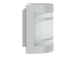 Apliques de exterior 2 unidades acero inoxidable plateado ES485244