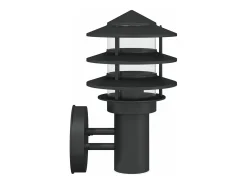 Apliques de exterior 2 unidades acero inoxidable negro ES150372