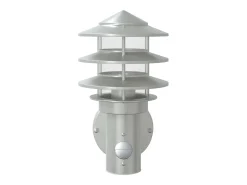 Apliques de exterior con sensor 2 unidades acero inoxidable ES227156