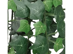 Arbustos de hiedra artificial 4 piezas verde 90 cm