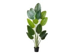 Ave del Paraíso Artificial SucceBuy, 1,8 m, Planta Artificial Tropical en Maceta, Falso Árbol Tropical, Planta Falsa Hojas Polietileno para Salón