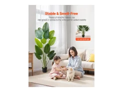 Ave del Paraíso Artificial SucceBuy, 1,8 m, Planta Artificial Tropical en Maceta, Falso Árbol Tropical, Planta Falsa Hojas Polietileno para Salón