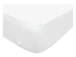 Bajera ajustable de algodón 180x200 cm PERCALE blanco