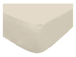 Bajera ajustable de algodón 140x190 cm PERCALE crudo