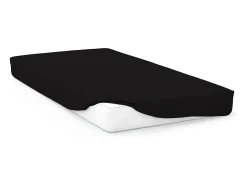 Bajera ajustable de algodón 57 hilos 200x200 cm LISO negro