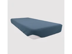 Bajera ajustable de algodón 140x190 cm JERSEY pato azul