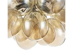 Balbo Plafón de Techo Semi Empotrado Níquel, 4 Luces, G9