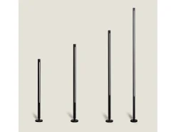 Baliza de Pie Exterior LED 12-24W 80-160 cm Superficie Calax 1000 mm
