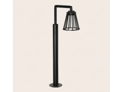 Baliza de Pie Exterior LED 6W 95cm Aluminio Bradda Negro