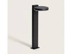 Baliza de Pie Exterior Solar LED 5W 50cm Aluminio con Sensor de Movimiento Aris Negro