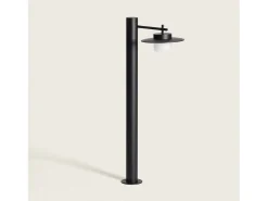 Baliza de Pie LED Exterior 6W Aluminio 75cm Kaepp Negro