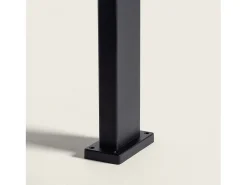 Baliza Exterior LED 50cm 10W Aluminio Mirto Negro Negro
