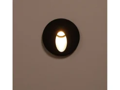 Baliza Exterior LED 3W Empotrable Pared Circular Gris Boiler 4000K Blanco Neutro