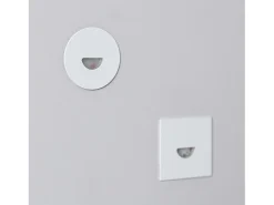 Baliza Exterior LED 2W Empotrable Pared Circular Blanco Guell 2700K Blanco Cálido