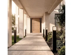 Baliza Exterior LED 6W Superficie Pie 80cm Emerita 4000K Blanco Neutro