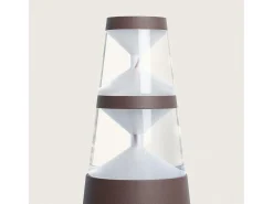 Baliza Exterior LED 8W Superficie Pie 38cm Double-Danko Óxido