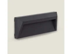 Baliza Exterior LED 2W Superficie Pared Antracita Chester 3000K Blanco Cálido
