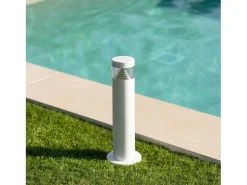 Baliza Exterior LED 5W Superficie Pie 30cm Inti Inox Blanco 3000K Blanco Cálido