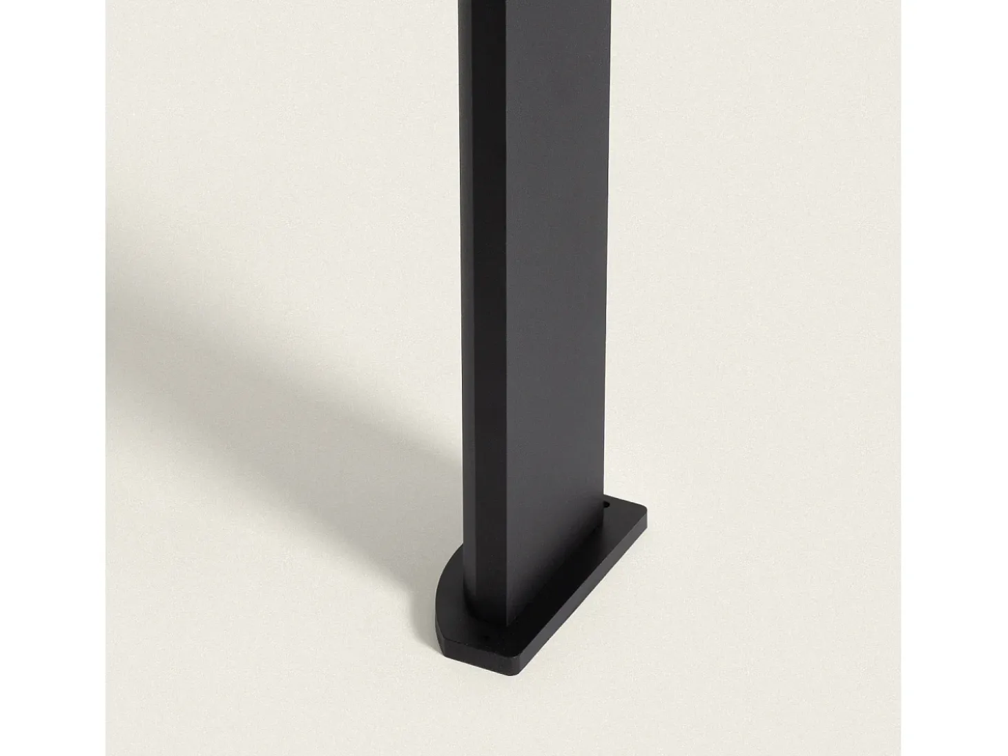 Baliza Exterior LED 9.5W Superficie Pie 50cm Aluminio con Detector de Movimiento Legacy Negro