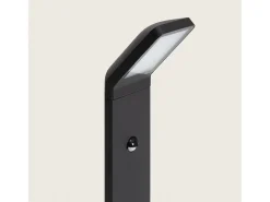 Baliza Exterior LED 9.5W Superficie Pie 50cm Aluminio con Detector de Movimiento Legacy Negro