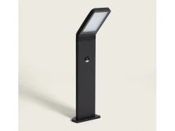 Baliza Exterior LED 9.5W Superficie Pie 50cm Aluminio con Detector de Movimiento Legacy Negro